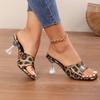 Fashion Flower Print High Heels Sandals for Women Brand Design Thin Heeled Pumps Woman Plus Size 42 Slip on Pointed Toe Party Shoes