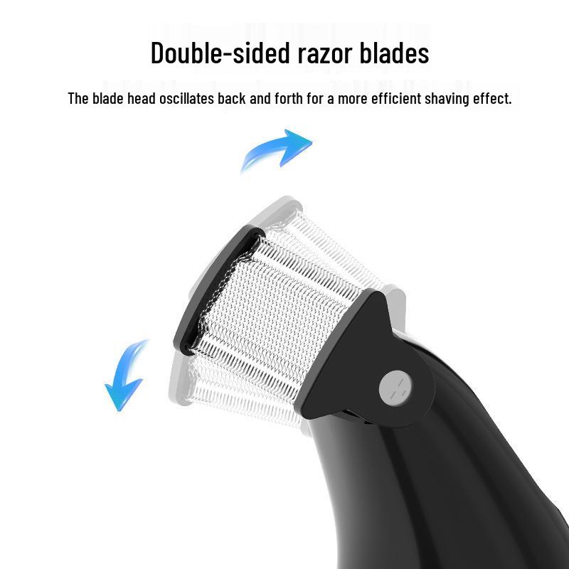 Men's Waterproof Electric Shaver & Hair Trimmer with Charger - Beard and Armpit Hair Epilator
