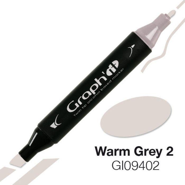 Marqueur à l'alcool Graph'it 9402 Warm Grey 2