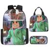New Virtual World ROBLOX Primary and Secondary School School Bag Children's Backpack Backpack Cartoon Lunch Bag