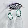 NO Drilling Soap Dish Storage Rack Bathroom Soap Holder Metal Strong Soap Dish Holder Bathroom Shower Bath Net Drain Case Tray
