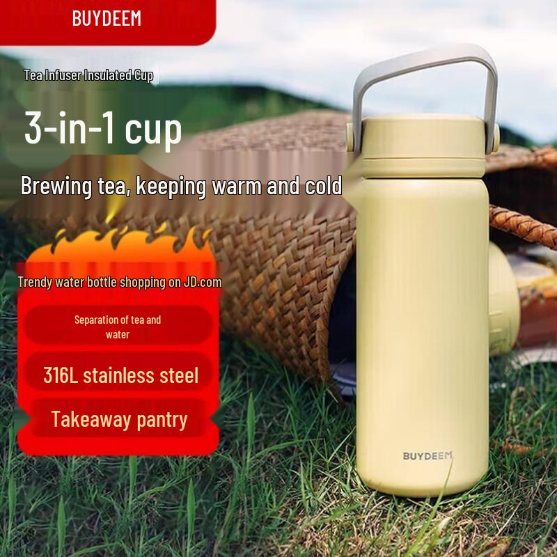 

Buydeem Portable Insulated Tea Infuser Mug
