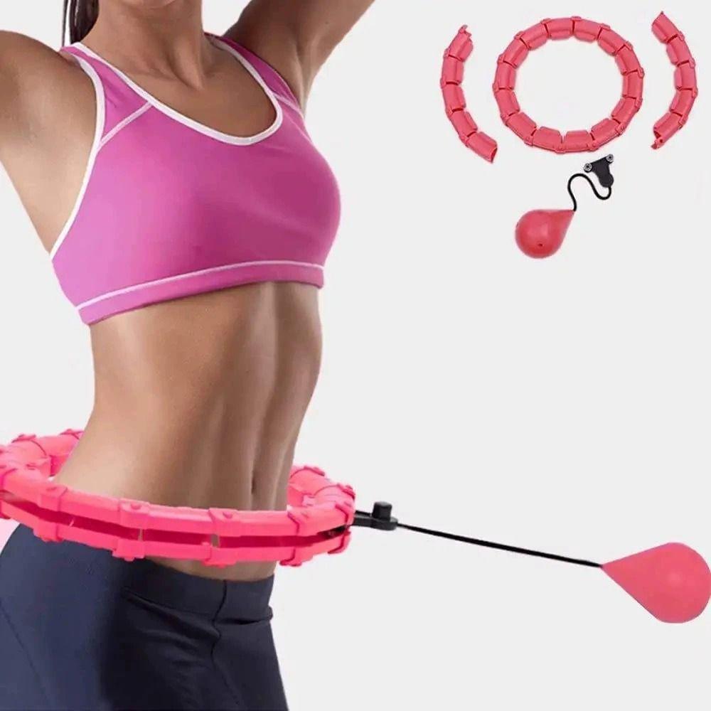 Detachable Fitness Hoop Adjustable Abdominal Workout Equipment  Adults Weight Loss