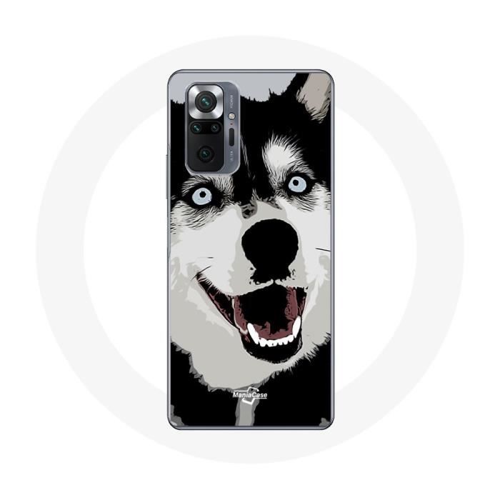 Coque pour Xiaomi Redmi Note 10 Pro Husky de Sibérie Yeux Bleus