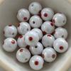 1Pc 16Mm Round Acrylic Big Hole Billiards Ball Loose Spacer Beads For Jewelry Making Diy Handmade Bracelet Findings