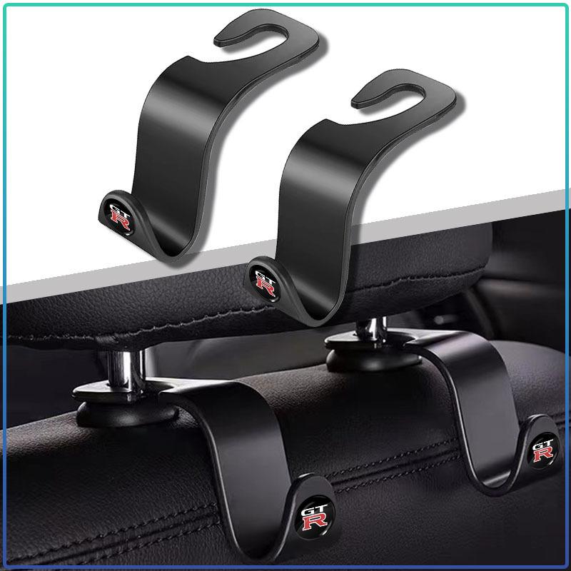Car Headrest Hooks Hanger Bags Seat Back Holder Clips Auto Fastener For Nissan GTR C210 R30 GTS-R R33 R34 GT-R R35 Nismo