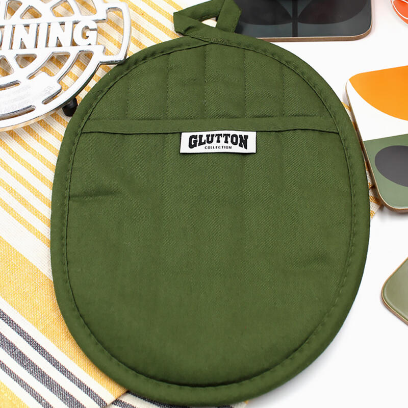 

[Dalton] Kitchen Oven Mitt Pot Holder, 6 Colors 6. Red