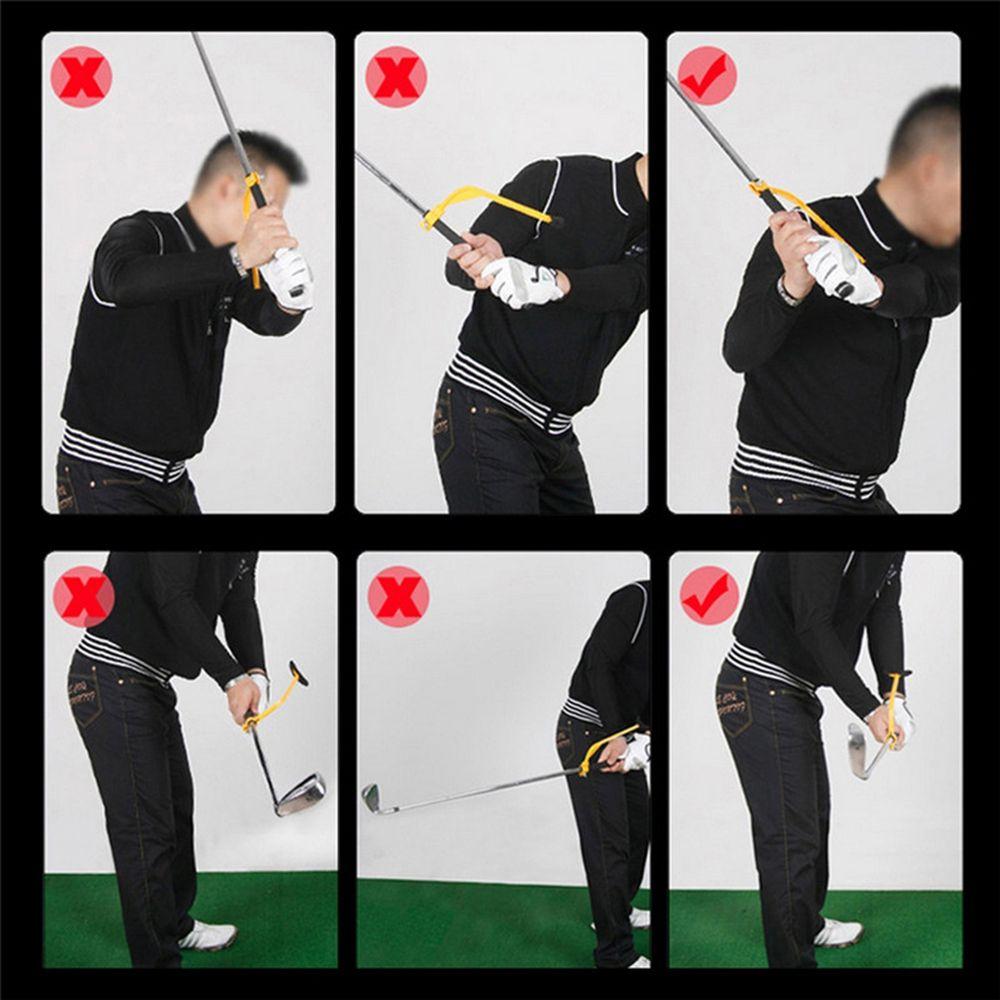 Fixed Practice Guide Training Aid Alignment Training Golf Swing Trainer Swing Posture Corrector