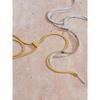 Yhpup Personalized Stainless Steel Double Layer Snake Chain Long Pendant Necklace Water Resistant Popular Jewelry Gift