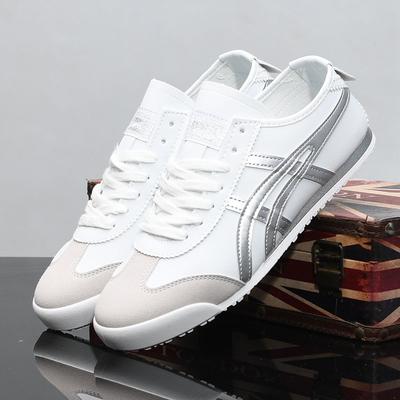 Frühling und Sommer neue lässige Forrest Gump Schuhe Lederoberfläche atmungsaktiv Sport Laufschuhe Board Schuhe Trend