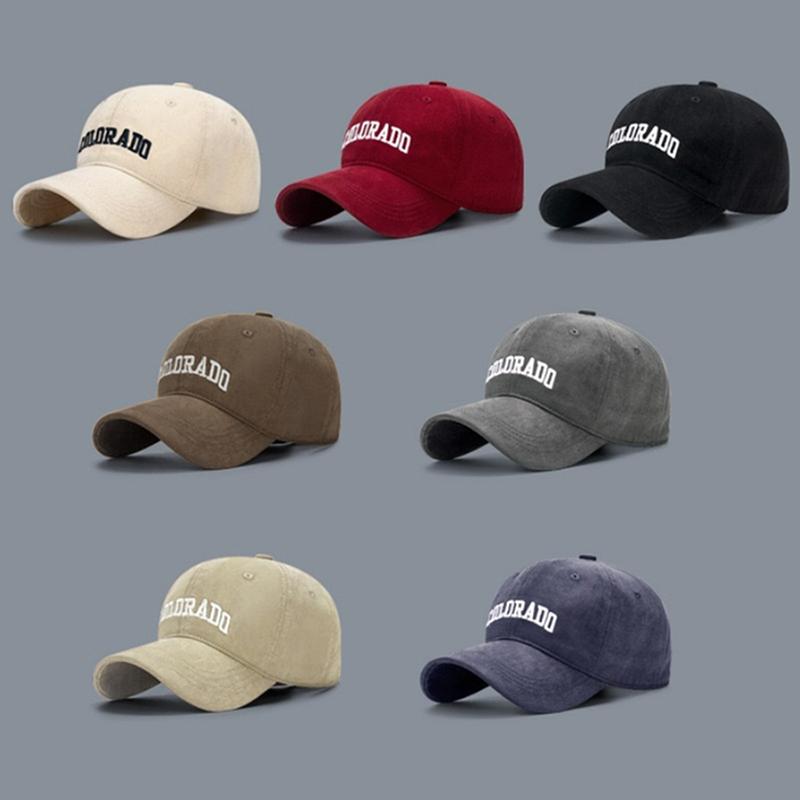 Bavlněná Retro Vintage Baseballová Čepice Muži Ženy Džínová Vyšívaná Písmena Klobouk