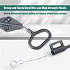 A96I-2Pcs Forlazy Boy Handle Cable Release Cable D Ring Parachute Style Lounger Release Cable Lounger Handle Replacement