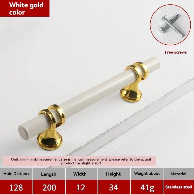 Handles Drawer Cabinet Furniture Kitchen Handles for Cabinet Knob Door Drawer Furniture Kitchen Knob Modern Simple  Silver Black