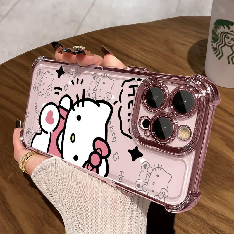 Cute Hello Kitty Shockproof Case For Huawei Honor 600 400 Lite Pro X9D X9A X9B X8C X8B X8A X7D X7A X6C X6D X6A X5B X5C 5G Casing