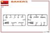 Miniart Scale Bakery Set with 2 Plastic MA38074 1/35 Figures, Model,