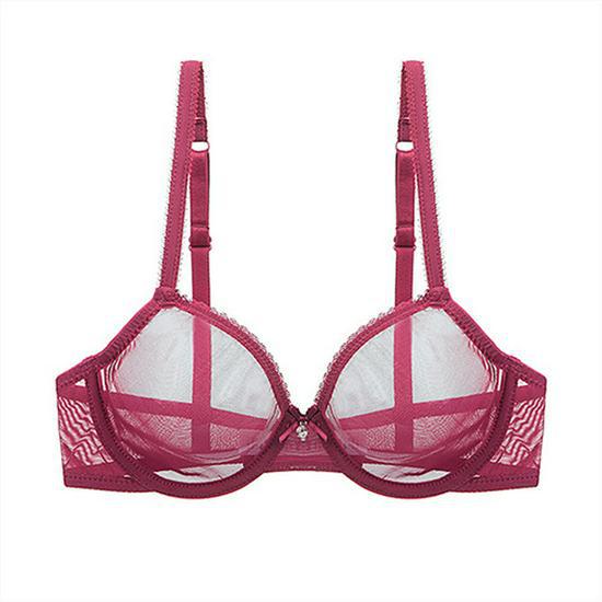 Varsbaby Red Mesh Lace Bra - New Style Available Now