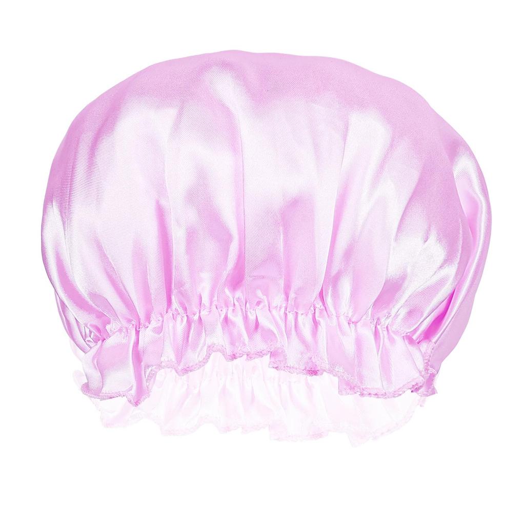 Satin Sovmössa för Kvinnor - Enkel Huvudbonad för Hemma, Bad, Efter Förlossning eller Cellgiftsbehandling