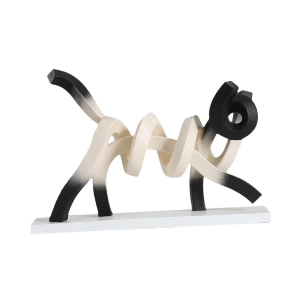 Figure, Minimalist Sculpture for Bookshelf Display