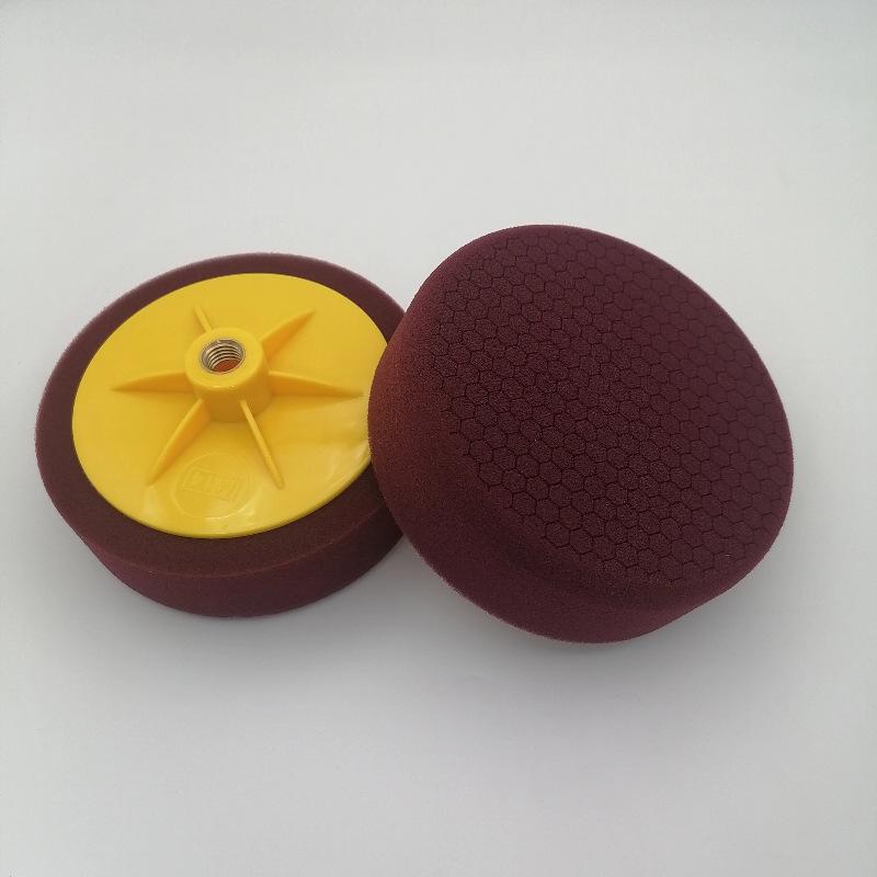 6" Honeycomb Sponge Polishing Pad for Car Waxing & Restoration