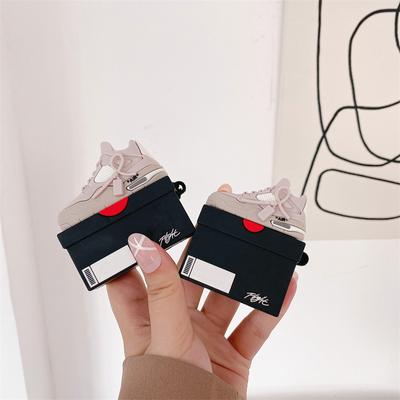 Fashion Sneakers Shoes Box Silicone Soft Cover for Apple Airpods 1 2 3 Headphones Case for Air Pods Pro