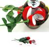 Hot Romantic Holder Case Velvet Earring Wedding Flower Red Display Necklace Storage Gift Rose Jewelry Ring