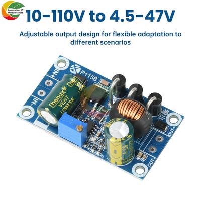 DC-DC Buck Converter Module 10-110V To 4.5-47V Adjustable Output 5A Low Ripple High Precision Power Supply