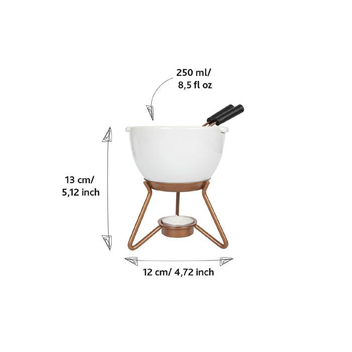 Accessoire De Cuisine - BOSKA - 320402 - Fondue Au Chocolat - 250 Ml - Design Élégant