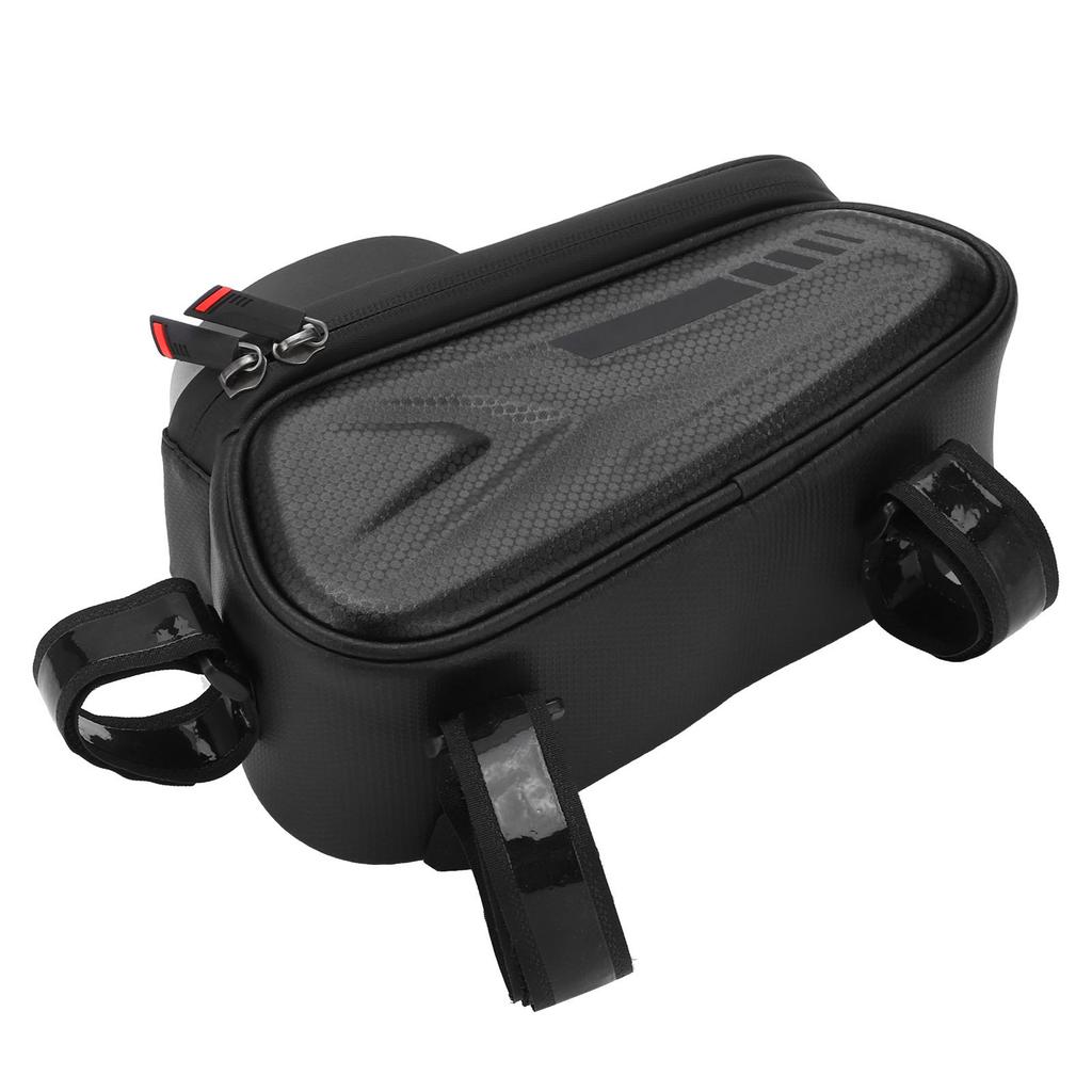 Bike Phone Front Frame Bag Waterproof Reflective Phone Mount Top Tube Bag Pouch