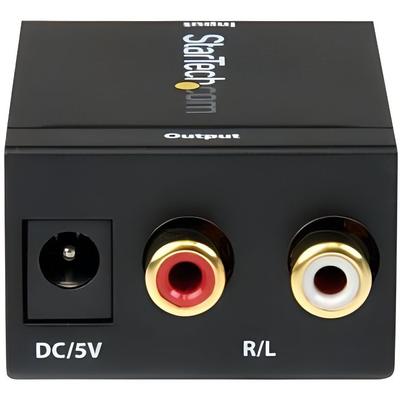 STARTECH Digitálny koaxiálny alebo optický Toslink SPDIF audio prevodník na stereo RCA