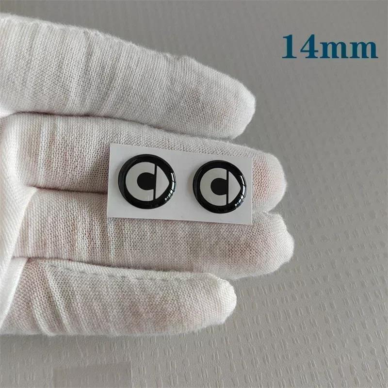 

Car Key Auto Control Keychain Emblem Sticker Accessories For Mercedes Benz AMG Brabus Smart Maybach W204 GLC CLA GLK W205 W203 (as the picture,10Pcs)