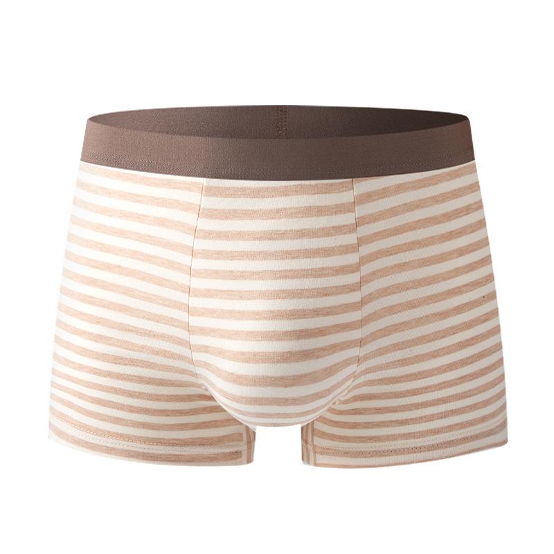 Men's Cotton Underwear Comfortable and Breathable Large Size Men's Four Cornered Underwear