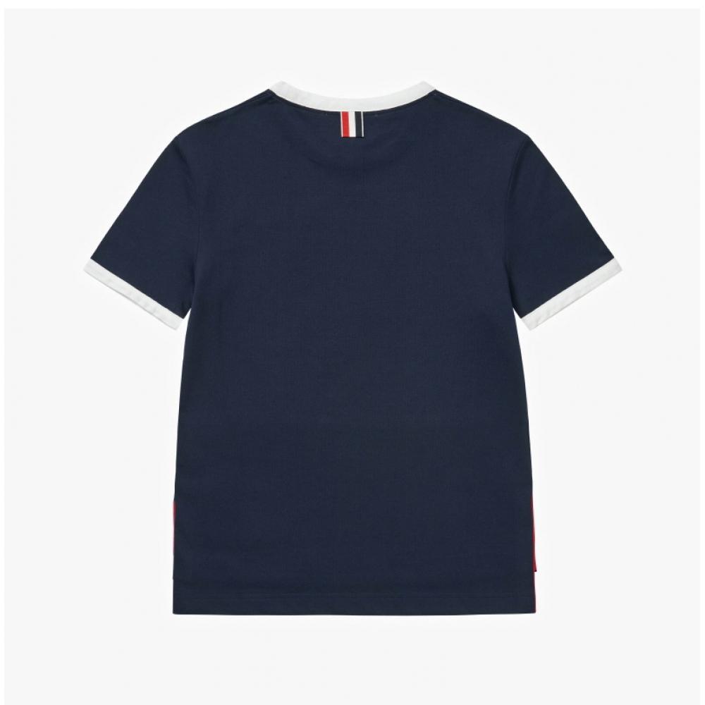 Tom Brown FjS075a 00042 415 ContraSt Trim Women S Short Sleeve Tee