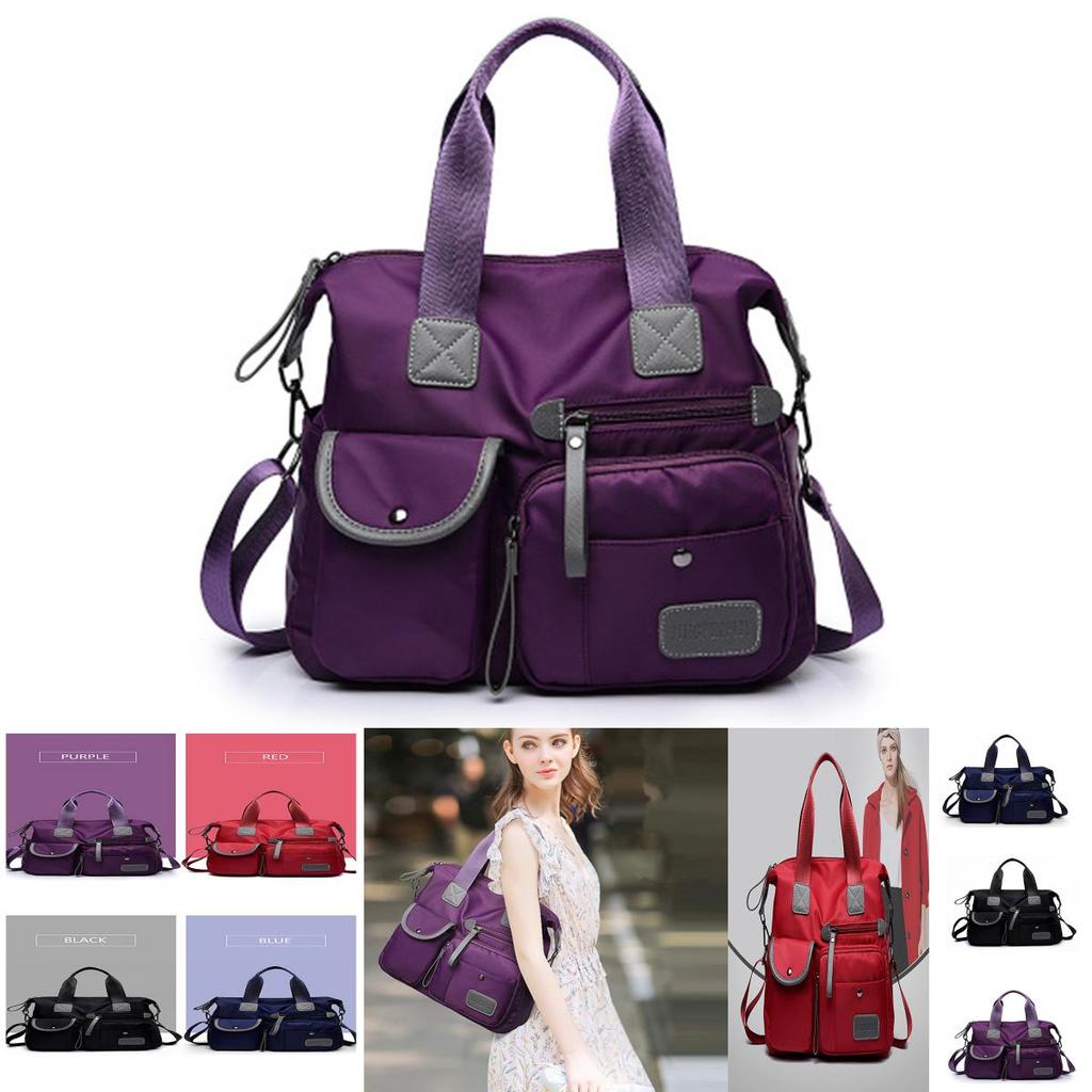 Stylish Women Waterproof Nylon Shoulder Bags With Large Capacity And Timeless Design
