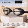 Brand Myopia Swimming Goggles Pool Glasses for Adult Kids HD Anti Fog Optical Eyewear Waterproof Diopter -2.0~-6.0