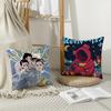 The R-Revivalistss Band Cushion Cover Breathable Linen Pillow Cover Skin-Friendly Home Decor Pillowcase With Hidden Zipper
