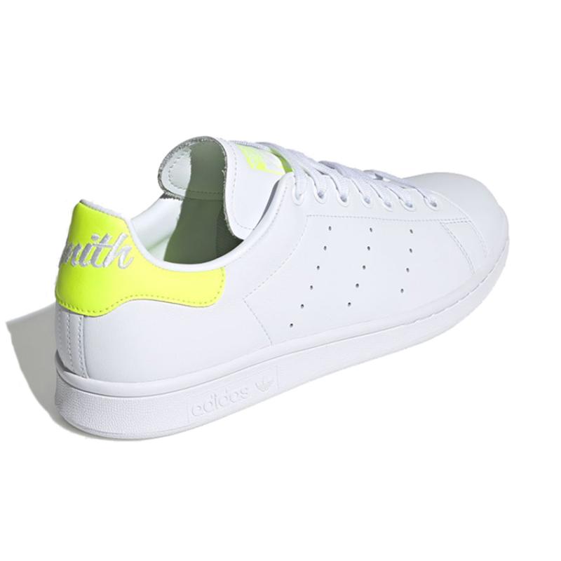 Adidas Stan Smith White Neon Yellow Sneakers EE5820