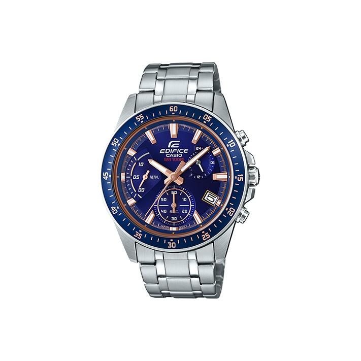 CASIO Men EDIFICE Blue Watch EFV-540D-2A EFV-540D-2A Blue Dial