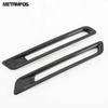 Rear Fog Light Lamp Cover Trim For Toyota Sienna    2024 2025 Carbon Fiber Foglight Decoration Frame Accessories