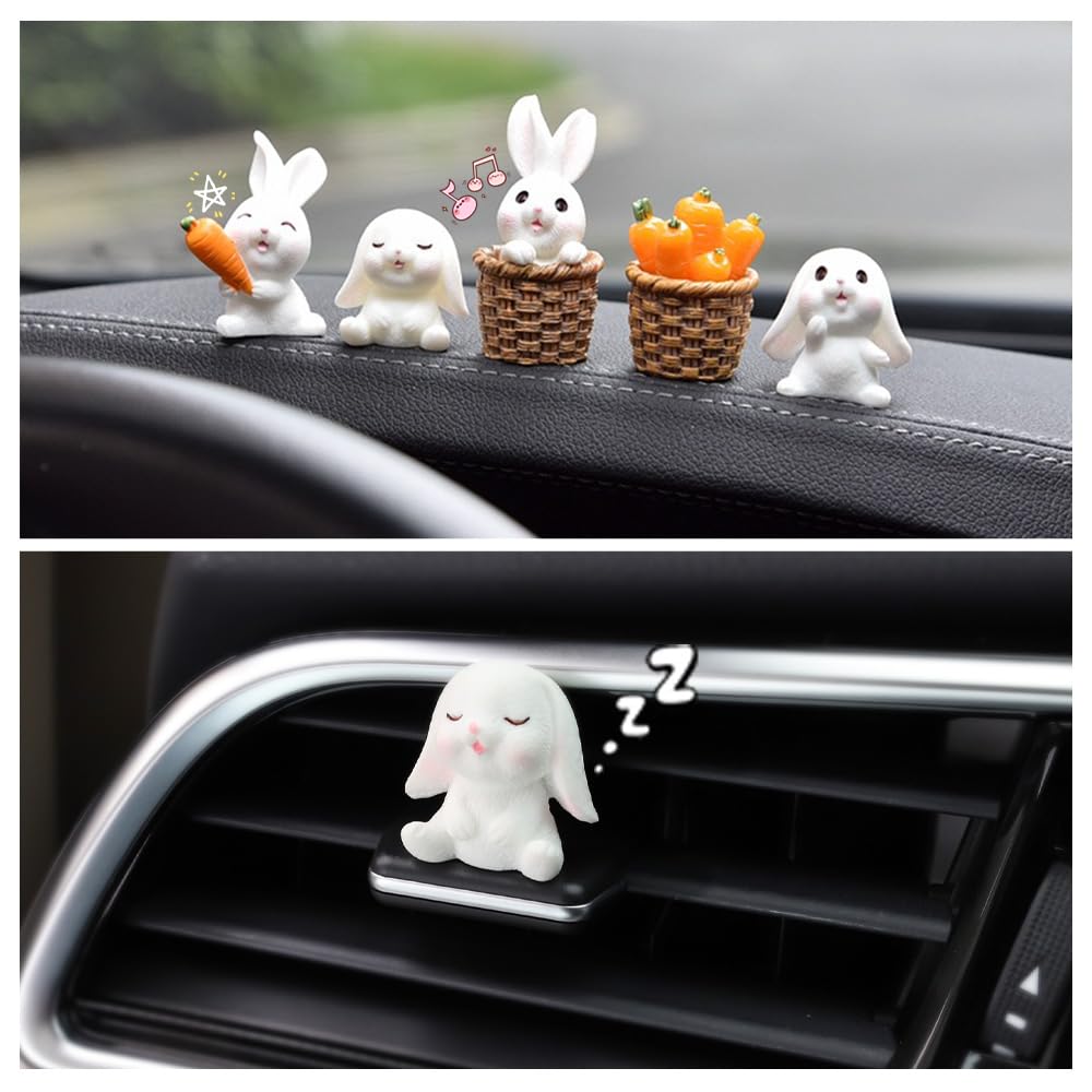 Decorațiune Auto Catland, Drăguț, Iepure, Accesoriu Auto, Decorațiune Interioară, Iepure, Oglindă Retrovizoare, Morcov,