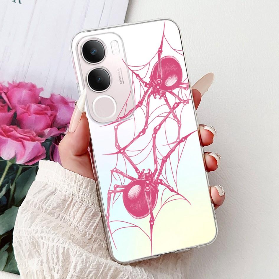 Silicone Case For Vivo Y19s V2419 Cover Lovely Cat Butterfly Cartoon Soft Back Protective Shell For Vivo Y19s 4G Y 19s TPU Coque