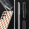 Checkerboard Plaid Checked Phone Case For Samsung Galaxy S23 Ultra S22 5G S20 S21 FE 5G S10E S9 S8 S10 Plus Soft Clear Cover