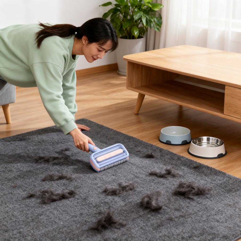 Pet Hair Brush Spray Brush Hair Cleaner To Remove Hair, Dog Hair And Hair Brush Applicator.