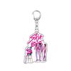 Demon Hunters Huntrix Kpop Saja Boys Acrylic Keychains Jewelry Rumi Zoey Jinu Mira Acrylic Pendant Keyring Decoration Fans Gifts