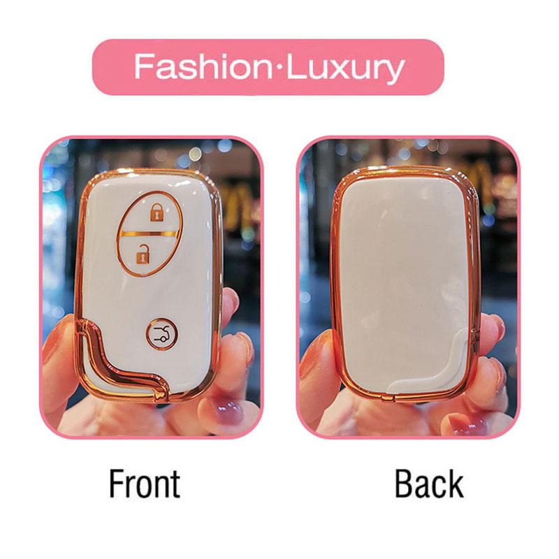 Soft TPU Car Remote Key Case Cover For Lexus CT200H GX400 GX460 IS250 IS300C RX270 ES240 ES350 LS460 GS300 450h 460h Accessories