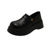 [Youshilai] Retro Height-increasing One-pedal Women's 2025 Spring New Fashionable Thick-soled Muffin Casual Loafers