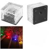 1Pc Solar Square Ice Light Garden Decoration Lawn Light Outdoor Garden Buried Light Outdoor Landscape Light Waterproof