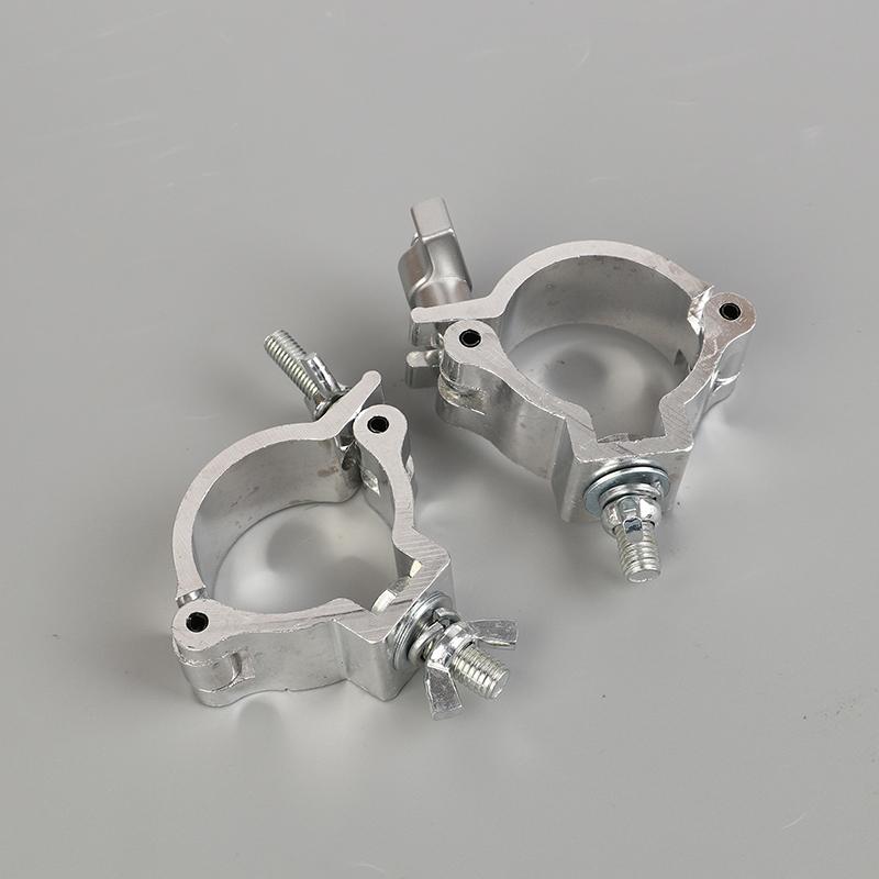 Grampo de Truss para Iluminação de Palco de Alumínio Grampos para Luzes Dj Ganchos Para Par Led Moving Head Beam Spot Grampos Diâmetro do Tubo 48-51Mm