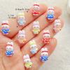 30pcs Resin Colorful Mini Cute Cartoon Rabbit Figurines Flat Back Nail Art DIY Scrapbook Crafts Nail Art Flatback Rhinestone