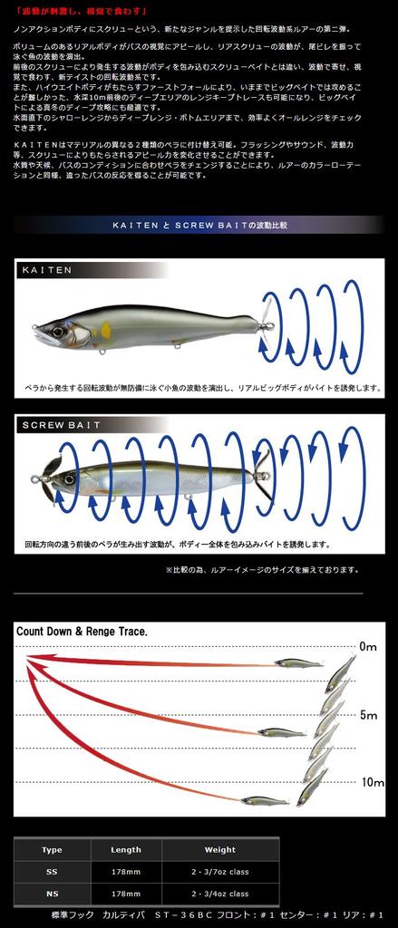 Gan Craft Kaiten 178 SS #06 Kinokuni Lemon Lure.