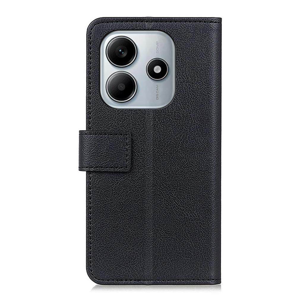 For Xiaomi Redmi Note 14 4G (163.25x76.55x8.16mm) Case PU Leather Stand Wallet Phone Cover
